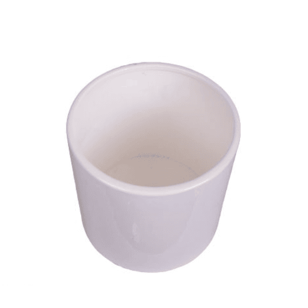 گلدان استوانه ای سفید سایز 3
