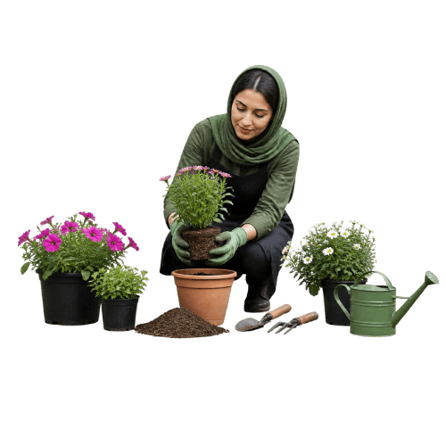 انتخاب و کاشت گیاهان مناسب