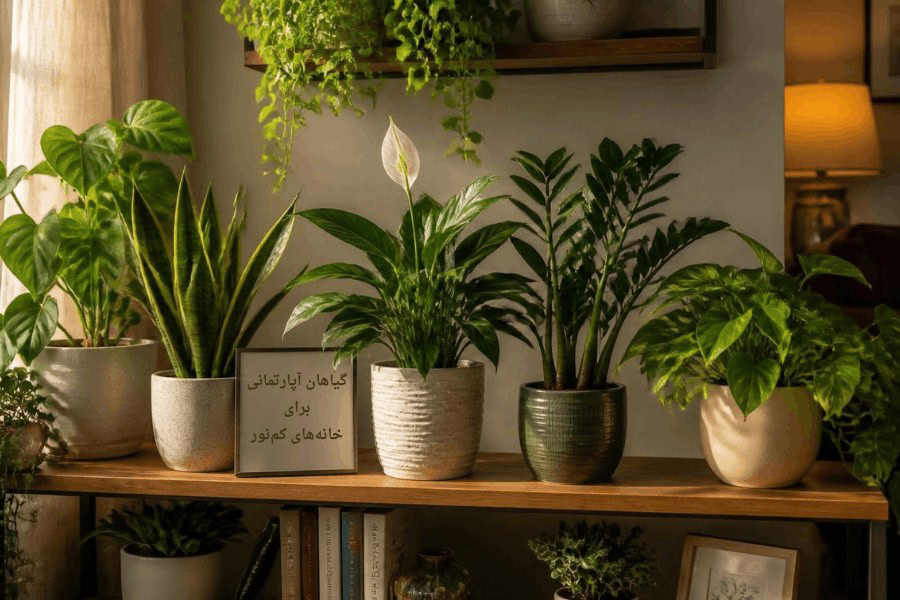 بهترین گیاهان آپارتمانی برای خانه های کم نور